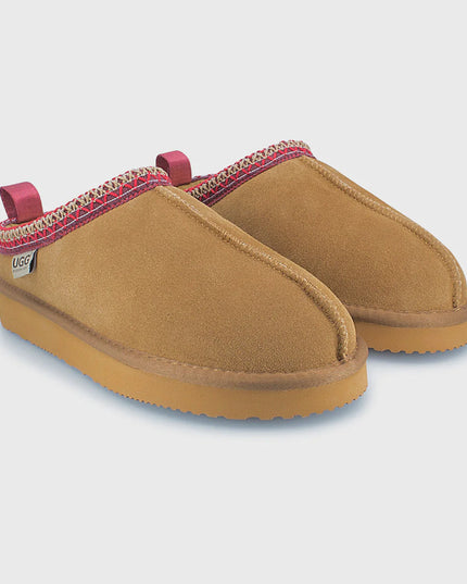 UGG Roughland (TASSIE), Moccasin Slippers, Chestnut-11