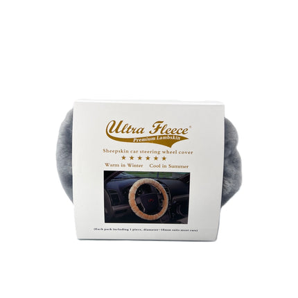Ultra Fleece Sheepskin Steering Wheel Cover