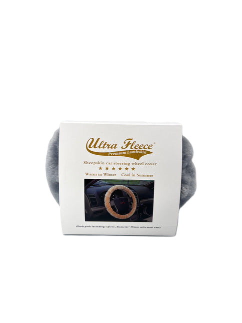 Ultra Fleece Sheepskin Steering Wheel Cover