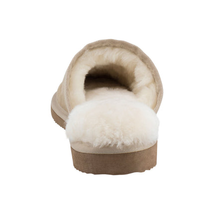 Comfort me UGG Australian Made Classic Scuffs, Slippers are Made with Australian Sheepskin for Men & Women, Sand Colour 7