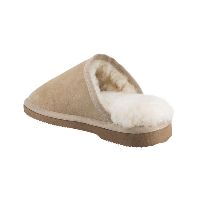 Comfort me UGG Australian Made Classic Scuffs, Slippers are Made with Australian Sheepskin for Men & Women, Sand Colour 5