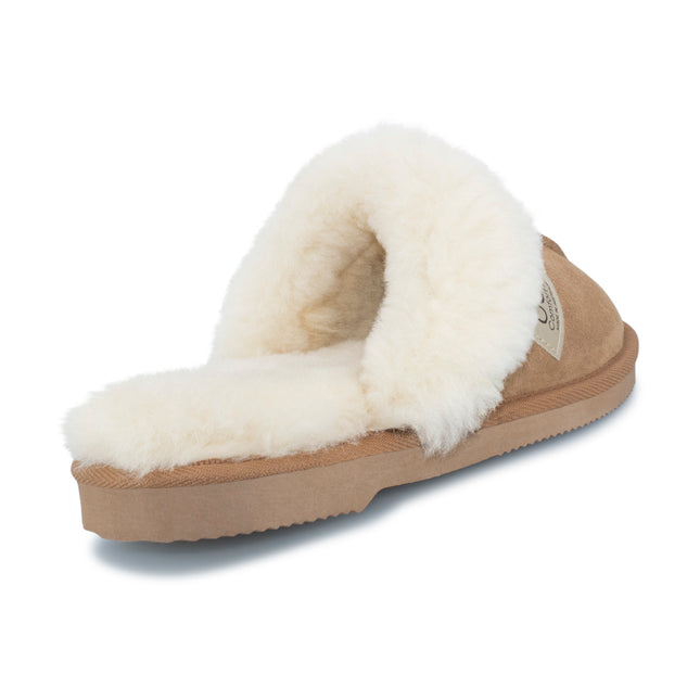 UGG Comfort Me® Australian Made Essential Sheepskin Water-Resistant Fur Trim Scuffs