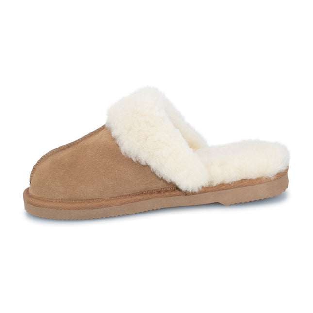 UGG Comfort Me® Australian Made Essential Sheepskin Water-Resistant Fur Trim Scuffs