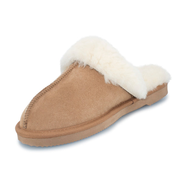 UGG Comfort Me® Australian Made Essential Sheepskin Water-Resistant Fur Trim Scuffs