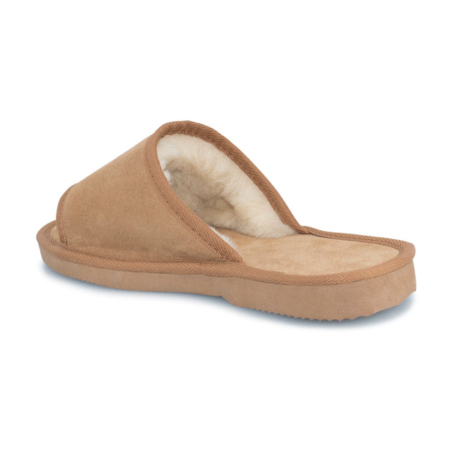 UGG Comfort Me® Australian Made Essential Sheepskin Water-Resistant Open Toe Suede Scuffs