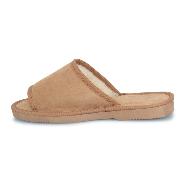 UGG Comfort Me® Australian Made Essential Sheepskin Water-Resistant Open Toe Suede Scuffs