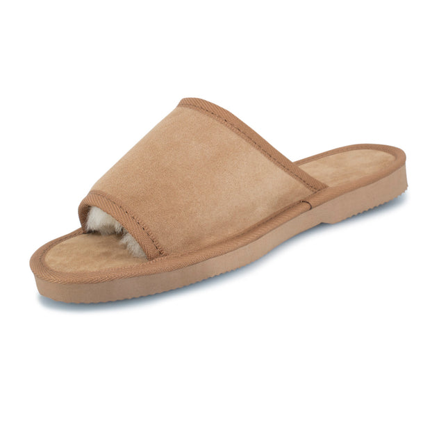 UGG Comfort Me® Australian Made Essential Sheepskin Water-Resistant Open Toe Suede Scuffs