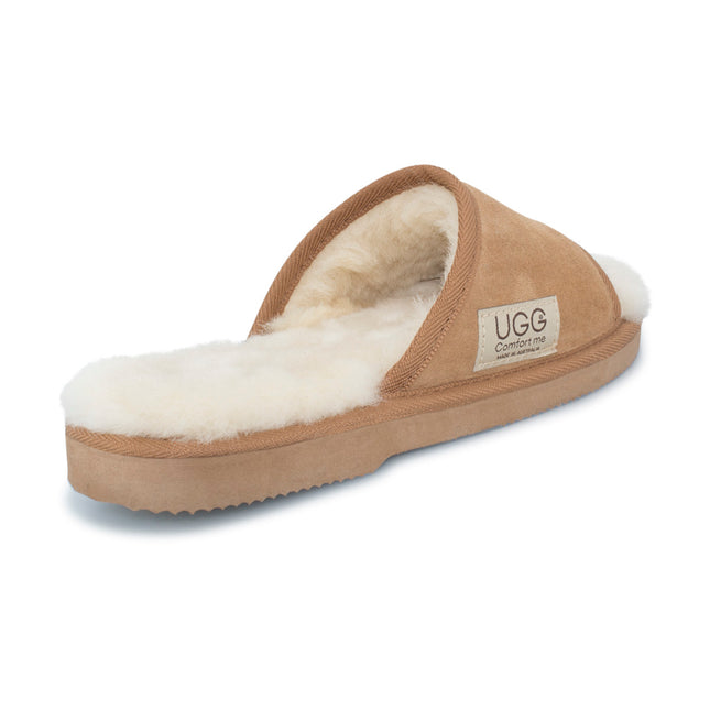 UGG Comfort Me® Australian Made Essential Sheepskin Water-Resistant Open Toe Wool Scuffs