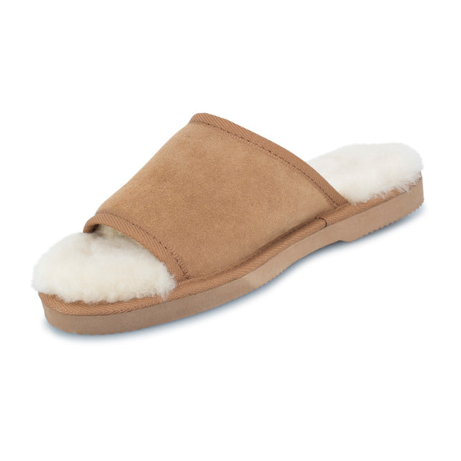 UGG Comfort Me® Australian Made Essential Sheepskin Water-Resistant Open Toe Wool Scuffs