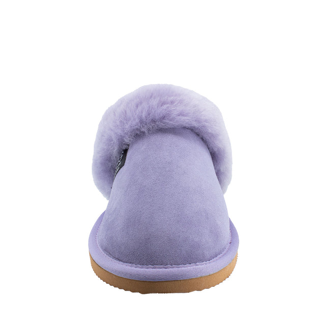 Ugg Platinum Fur-Trim Scuffs - Australian Made Slippers