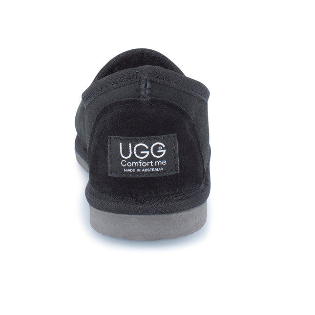 UGG Comfort Me® Australian Made Platinum Sheepskin Water-Resistant Full Bind Slippers