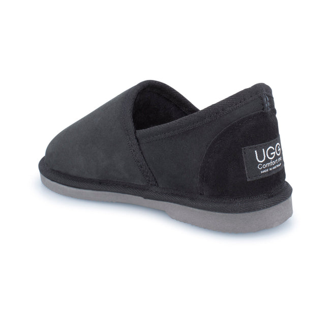 UGG Comfort Me® Australian Made Platinum Sheepskin Water-Resistant Full Bind Slippers