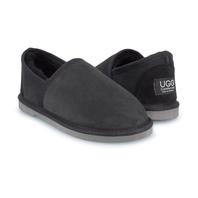 UGG Comfort Me® Australian Made Platinum Sheepskin Water-Resistant Full Bind Slippers