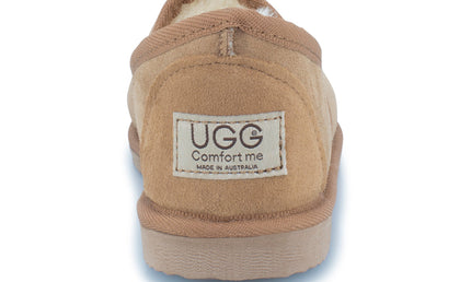 UGG Comfort Me® Australian Made Platinum Sheepskin Water-Resistant Full Bind Slippers