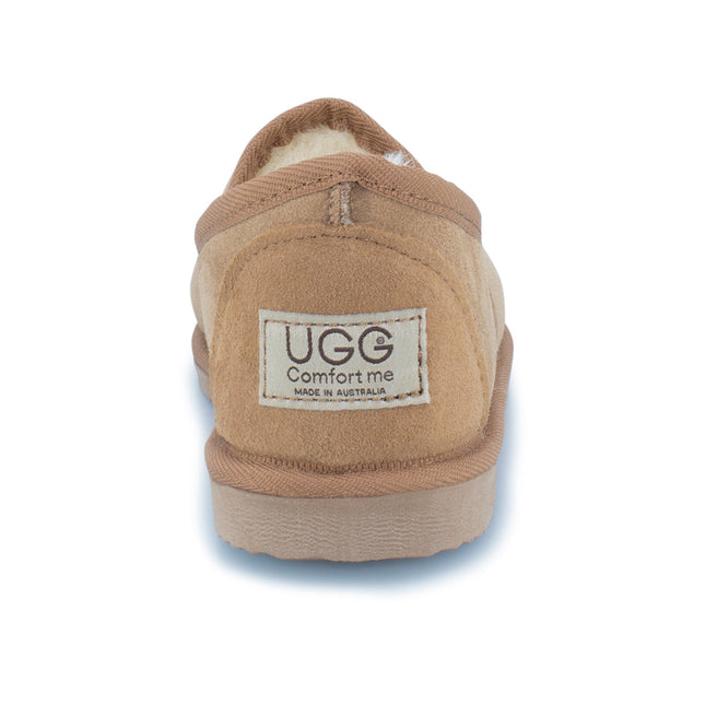 UGG Comfort Me® Australian Made Platinum Sheepskin Water-Resistant Full Bind Slippers