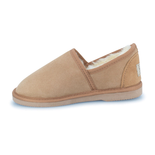 UGG Comfort Me® Australian Made Platinum Sheepskin Water-Resistant Full Bind Slippers