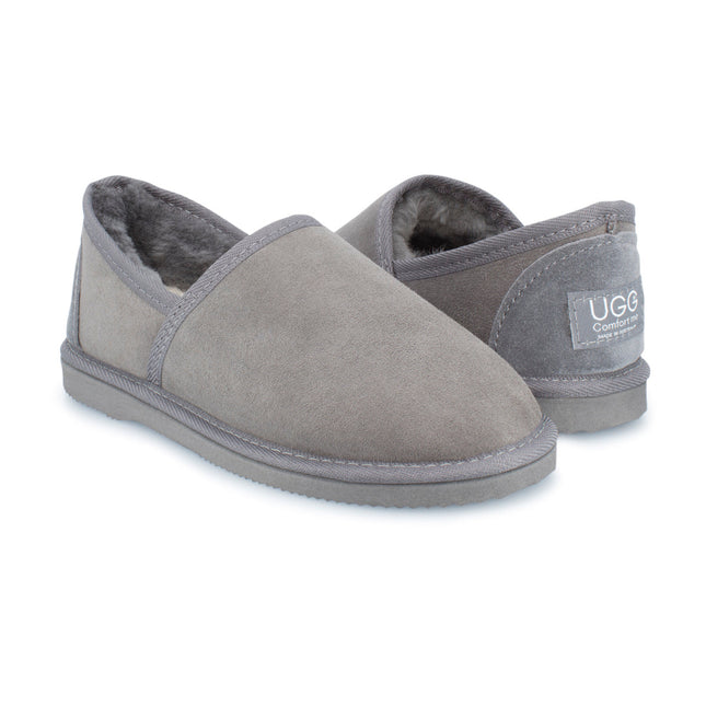 UGG Comfort Me® Australian Made Platinum Sheepskin Water-Resistant Full Bind Slippers