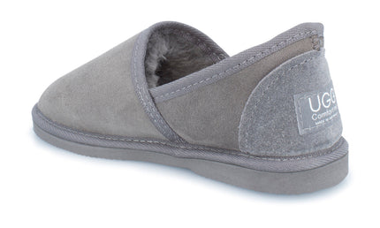 UGG Comfort Me® Australian Made Platinum Sheepskin Water-Resistant Full Bind Slippers