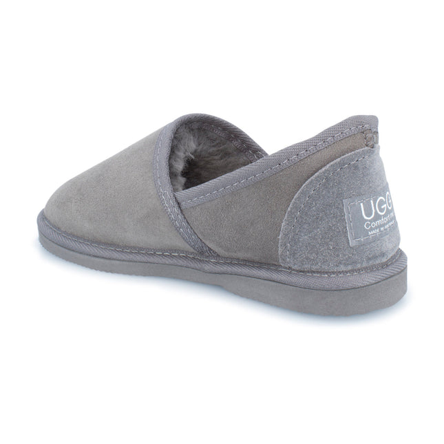 UGG Comfort Me® Australian Made Platinum Sheepskin Water-Resistant Full Bind Slippers