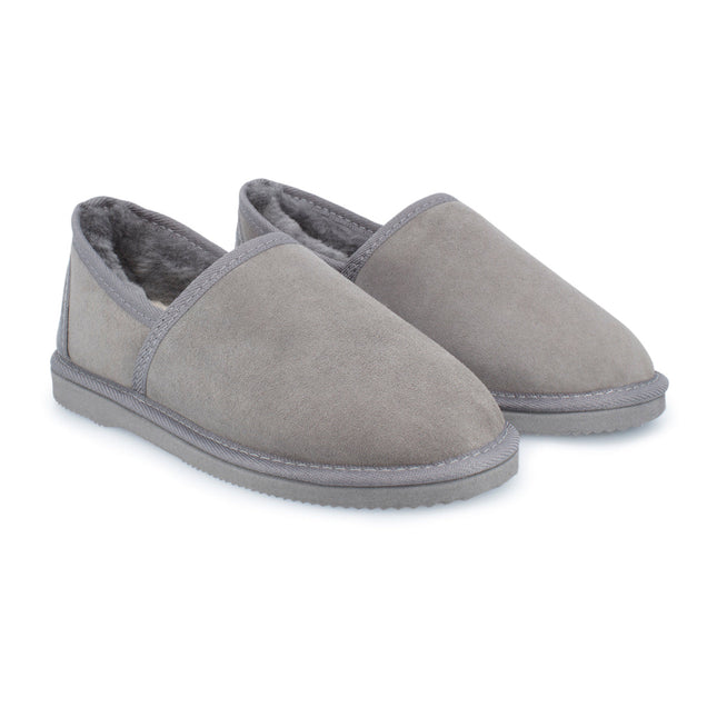 UGG Comfort Me® Australian Made Platinum Sheepskin Water-Resistant Full Bind Slippers