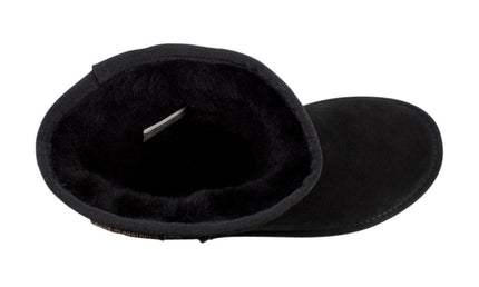 Comfort me UGG Australian Made Mid Classic Boots are Made with Australian Sheepskin for Men & Women, Black Colour 10