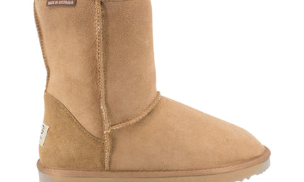 Comfort me UGG Australian Made Mid Classic Boots are Made with Australian Sheepskin for Men & Women, Chestnut Colour 1