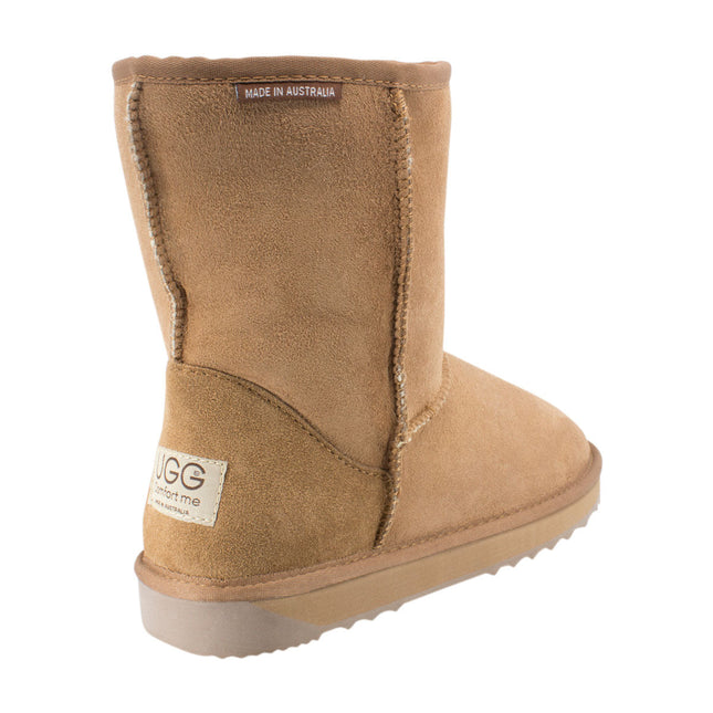 Comfort me UGG Australian Made Mid Classic Boots are Made with Australian Sheepskin for Men & Women, Chestnut Colour 5