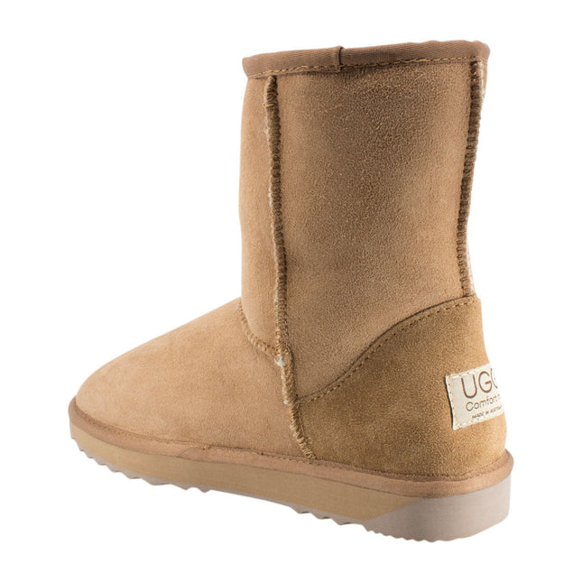 Comfort me UGG Australian Made Mid Classic Boots are Made with Australian Sheepskin for Men & Women, Chestnut Colour 7