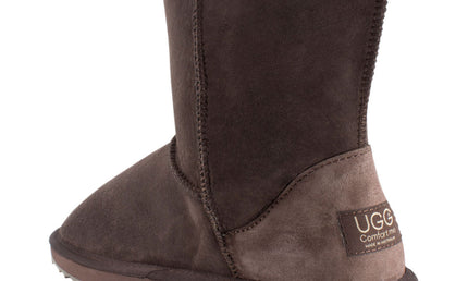 Comfort me UGG Australian Made Mid Classic Boots are Made with Australian Sheepskin for Men & Women, Chocolate Colour 5
