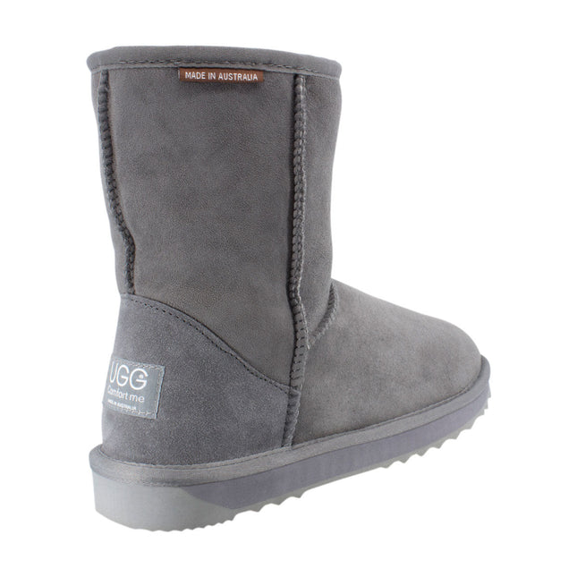 Comfort me UGG Australian Made Mid Classic Boots are Made with Australian Sheepskin for Men & Women, Grey Colour 3