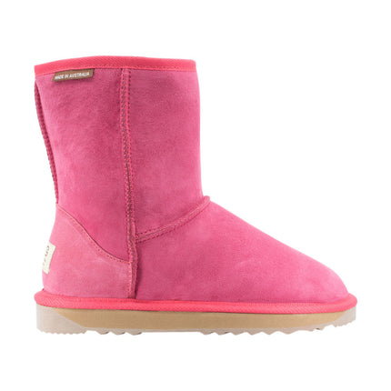 Comfort me UGG Australian Made Mid Classic Boots are Made with Australian Sheepskin for Men & Women, Ruby Colour 1