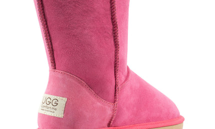 Comfort me UGG Australian Made Mid Classic Boots are Made with Australian Sheepskin for Men & Women, Ruby Colour 1