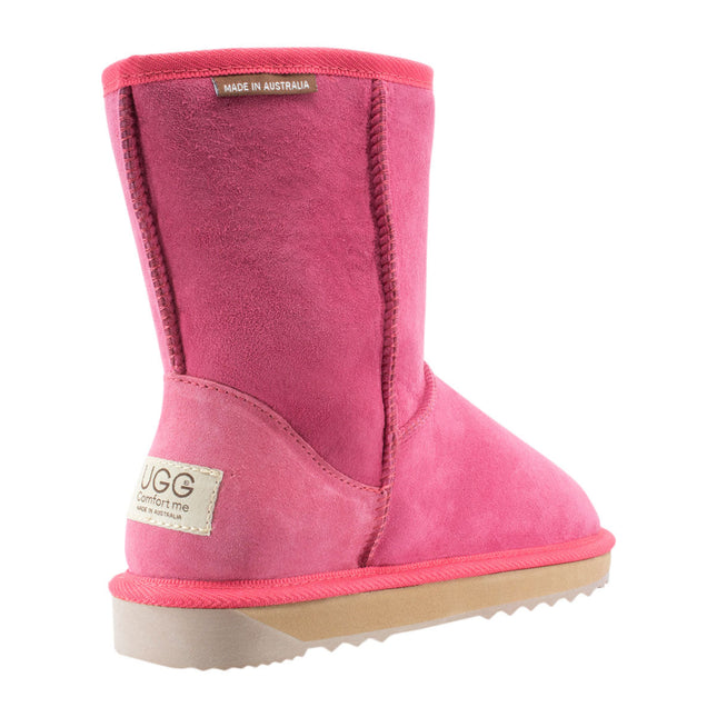 Comfort me UGG Australian Made Mid Classic Boots are Made with Australian Sheepskin for Men & Women, Ruby Colour 1