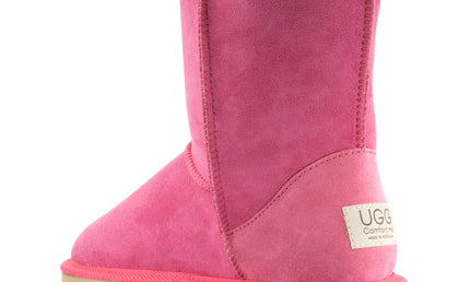 Comfort me UGG Australian Made Mid Classic Boots are Made with Australian Sheepskin for Men & Women, Ruby Colour 1