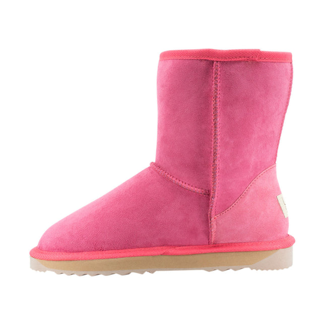 Comfort me UGG Australian Made Mid Classic Boots are Made with Australian Sheepskin for Men & Women, Ruby Colour 1