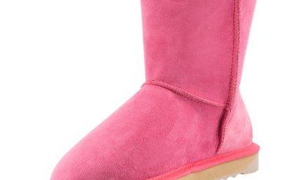 Comfort me UGG Australian Made Mid Classic Boots are Made with Australian Sheepskin for Men & Women, Ruby Colour 1