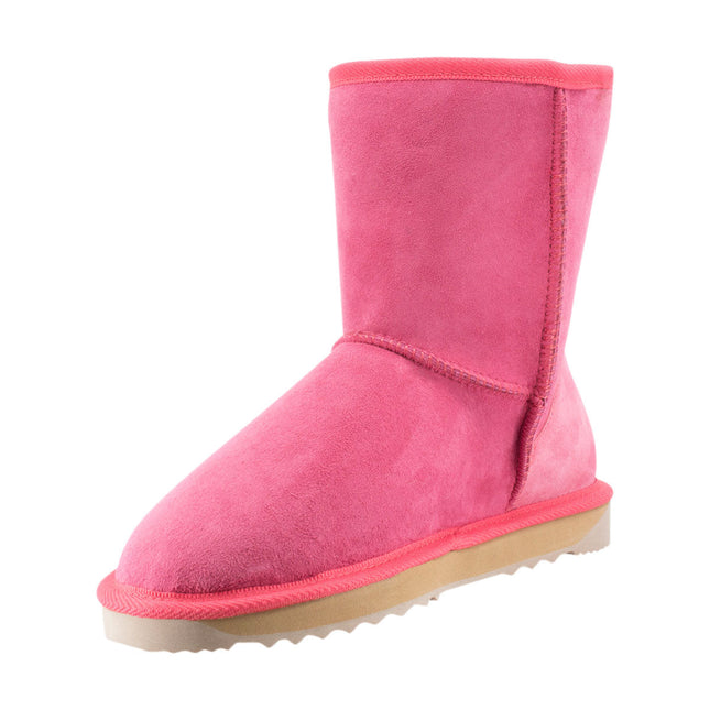 Comfort me UGG Australian Made Mid Classic Boots are Made with Australian Sheepskin for Men & Women, Ruby Colour 1