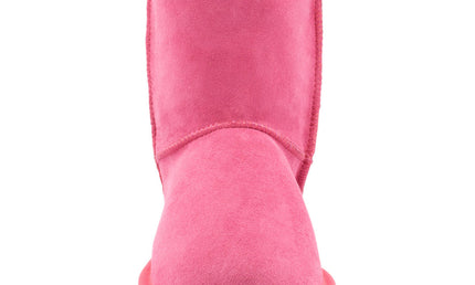 Comfort me UGG Australian Made Mid Classic Boots are Made with Australian Sheepskin for Men & Women, Ruby Colour 1