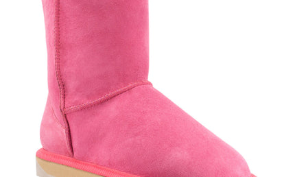 Comfort me UGG Australian Made Mid Classic Boots are Made with Australian Sheepskin for Men & Women, Ruby Colour 1