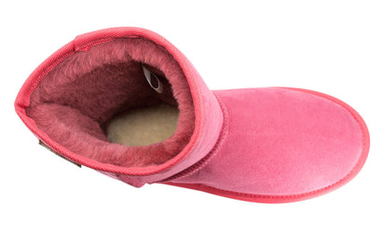 Comfort me UGG Australian Made Mid Classic Boots are Made with Australian Sheepskin for Men & Women, Ruby Colour 1