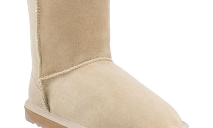 Comfort me UGG Australian Made Mid Classic Boots are Made with Australian Sheepskin for Men & Women, Sand Colour 1