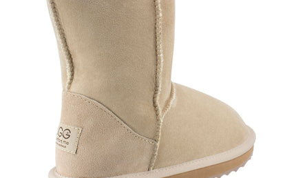 Comfort me UGG Australian Made Mid Classic Boots are Made with Australian Sheepskin for Men & Women, Sand Colour 1