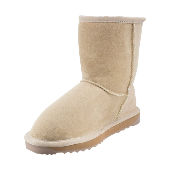 Comfort me UGG Australian Made Mid Classic Boots are Made with Australian Sheepskin for Men & Women, Sand Colour 1