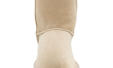 Comfort me UGG Australian Made Mid Classic Boots are Made with Australian Sheepskin for Men & Women, Sand Colour 1