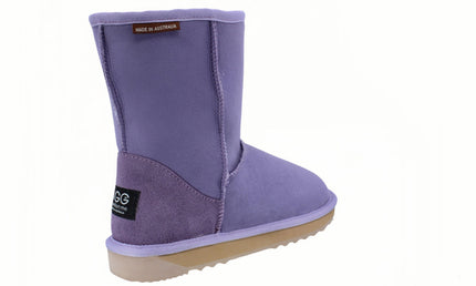 Comfort me UGG Australian Made Mid Classic Boots are Made with Australian Sheepskin for Men & Women, Lilac Colour 3