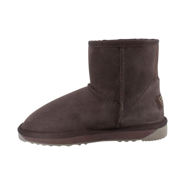 Comfort me UGG Australian Made Mini Classic Boots are Made with Australian Sheepskin for Men & Women, Chocolate Colour -6