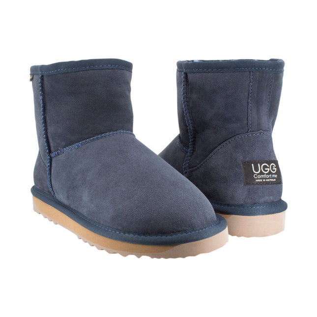 Comfort me UGG Australian Made Mini Classic Boots are Made with Australian Sheepskin for Men & Women, Navy Colour -2