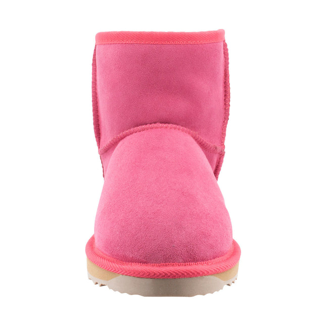 Comfort me UGG Australian Made Mini Classic Boots are Made with Australian Sheepskin for Men & Women, Ruby Colour -6