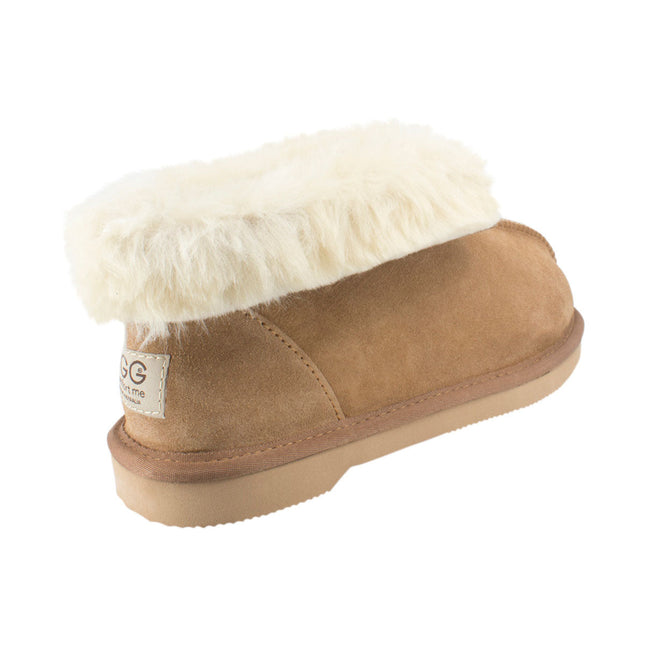 Comfort me UGG Australian Made Classic Slippers are Made with Australian Sheepskin for Men & Women, Chestnut Colour 5