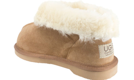 Comfort me UGG Australian Made Classic Slippers are Made with Australian Sheepskin for Men & Women, Chestnut Colour 7